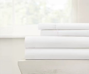Draps de lit King Size en coton 100% de qualité supérieure, doux, respirant, coton de luxe pour la maison et l'hôtel, disponible pour l'exportation - Product Image 6