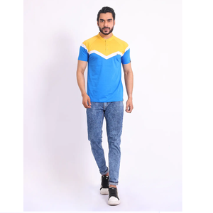 Moda de moda 100% Camiseta de algodón Ajuste regular Premium Mercerizado Impreso Polo Cuello Media manga Cómodo Elegante Ropa casual - Product Image 1