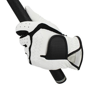 Gants de Golf en peau de mouton respirants hommes main gauche/droite en cuir véritable souple avec granules antidérapants gants de Golf pour hommes Logo personnalisé - Product Image 4