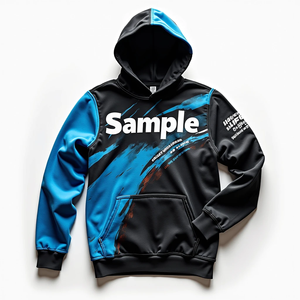 Sudadera con Capucha de Invierno para Hombre, Estilo Urbano, Holgada, Personalizable, Duradera, Transpirable, de Forro Polar, Sublimada, 100% Poliéster - Product Image 6