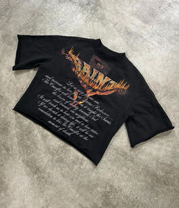 Sweat à capuche zippé en éponge française de haute qualité avec détail en strass à fermeture éclair délavé au soleil Style Hip Hop sans manches pour hommes femmes - Product Image 5