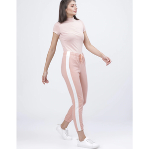 100% Cotton <b>Sweatpants</b> White Side Striped Running Jogger Pants <b>Women</b> Blank <b>Sweatpants</b> - Product Image 5