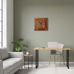 Nouvelle horloge murale en bois naturel au design populaire personnalisée à la main en bois naturel coupé horloge murale décorative pour la maison à vendre - Product Image 4