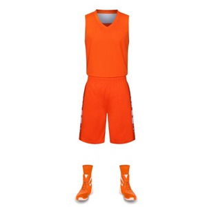 Maillot de basket-ball réversible personnalisé, uniforme à Sublimation avec numéros d'équipe, vierges pour jeunes, pas cher - Product Image 5