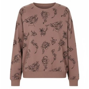 Sweat à capuche confortable pour femme, personnalisé avec logo imprimé sur le devant, marron, décontracté, écologique, séchage rapide, pour l'hiver et l'été, style streetwear, vente en gros - Product Image 1