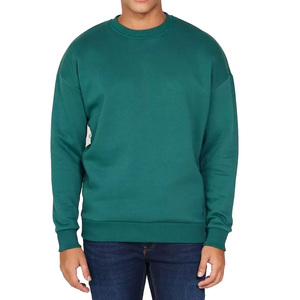 Sudadera Personalizada con Cuello Redondo, 100% Algodón, 500 Gsm, Hombros Caídos, Sudadera Lisa para Streetwear, Sudadera con Capucha - Product Image 1