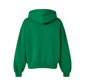 Sweat-shirt d'hiver surdimensionné pour hommes 100% coton sans cordon de serrage à manches longues en polaire lourde sweats à capuche thermiques pour homme - Product Image 2