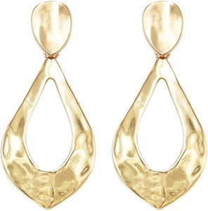 Boucles d'oreilles en métal de belle conception avec boucles d'oreilles plaquées or pour femmes bijoux de mode pour femmes à Low Coast - Product Image 2