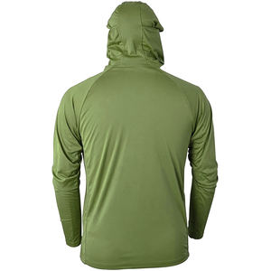 เสื้อฮู้ดตกปลาแขนยาวมีฮู้ดสำหรับผู้ชายป้องกันแสงแดดสำหรับการเดินป่าวิ่ง - Product Image 4