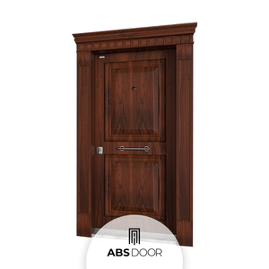 Puerta de Seguridad de Apertura Manual de Acero Resistente y Suave ABSDOOR, Diseño Moderno y Elegante, Revestimiento de PVC, para Entradas de Apartamentos, Escuelas y Cocinas - Product Image 3