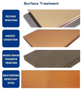 Grande <span class=keywords><strong>jardinière</strong></span> écologique à bordure en acier corten enduite de taille géante pour une utilisation en extérieur pour les centres commerciaux d'hôtels à domicile - Product Image 6