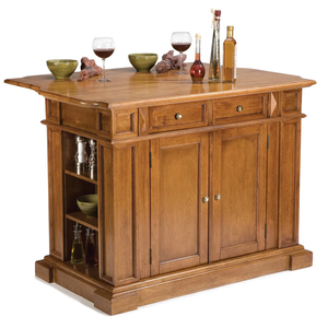 Seddon 49,75 ''Carro de Isla de cocina de madera maciza Carro rodante de diseño tradicional para encanto de cocina - Product Image 1