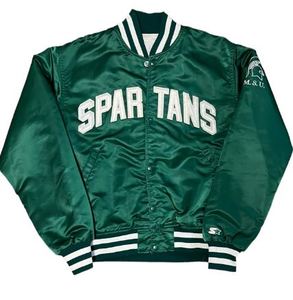 Chaqueta de béisbol Letterman de alta calidad para hombre, chaqueta de invierno transpirable de satén polar, decoración bordada de cuero, soporte con capucha alto - Product Image 3