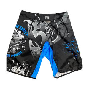 Short de combat personnalisable MMA Kimono Jiu Jitsu confortable et extensible dans les deux sens Logo court Muay Thai de marque pour vêtements d'arts martiaux - Product Image 2