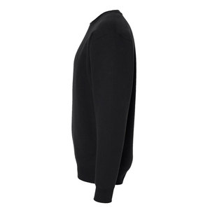 Sweat-shirt uni à manches longues et à col rond pour hommes, grand et chaud, mode décontractée, hiver - Product Image 2