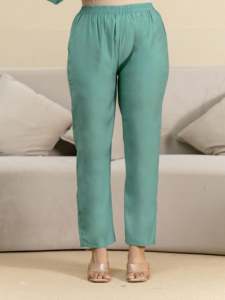 Trendmalls Ensemble de costumes ethniques Salwar en velours brodé pour femmes pour les occasions de fête Protection solaire anti-humidité (G372-Turquoise) - Product Image 5
