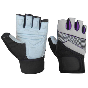 Gants d'entraînement de gymnastique en fibre de carbone avec logo personnalisé avec coussinets pour l'haltérophilie et les tractions - Product Image 3