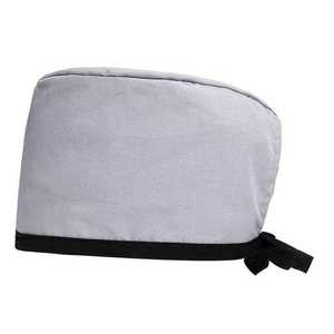Gorro médico Bouffant de algodón de punto ajustable para médicos y enfermeras con cierre de botón cubierta cómoda para la cabeza - Product Image 3