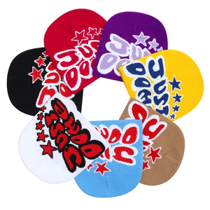 Vente en gros 100% acrylique unisexe personnalisé chapeaux d'hiver haute qualité crâne Jacquard bonnets concepteur impression casquette de sport dessin animé - Product Image 2