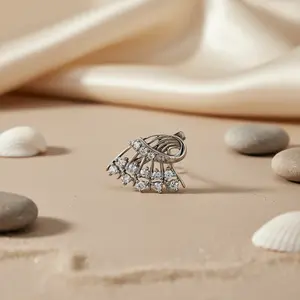 Pendientes de Plata con Circonita Cúbica Cristalina para Mujer - Product Image 2