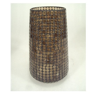 <b>Red</b> & Pink Color Mosaic Finished Glass Hurricanes <b>Candle</b> Holder for Home Decorative Party Christmas Table Decor - Product Image 3
