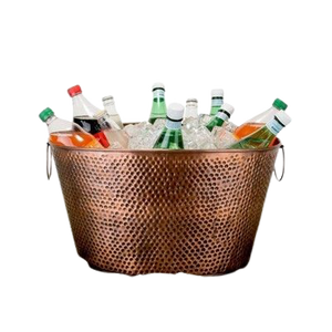 Trendy Zig Zag Edge Design Beer Tub Parfait pour servir des boissons froides à la maison Événements Fêtes et rassemblements d'Inde - Product Image 3