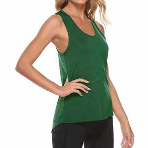 Camiseta sin mangas OEM para mujer, ropa de gimnasio transpirable de secado rápido de alta calidad con logotipo personalizado - Product Image 3