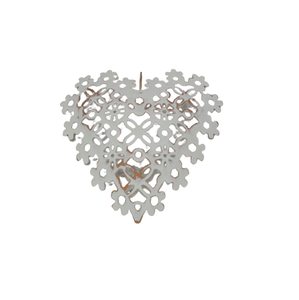 Fabulous Decorative Iron <b>Hanging</b> Heart <b>White</b> Wash Usage for Home and Christmas Decoration Customized Handmade - Product Image 4
