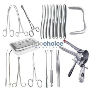 Großhandel Beste Qualität 24 Stück Gynäkologie <span class=keywords><strong>Dilatation</strong></span> und Kürettage Set Handbuch Edelstahl Chirurgisches Instrument CE ISO-Zulassung - Product Image 4