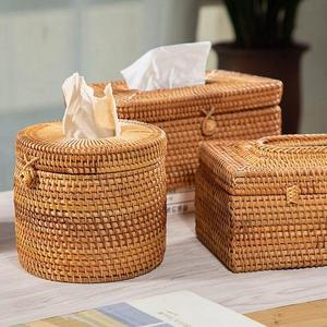 Vietnamese <b>Rattan</b> <b>Tissue</b> <b>Box</b> <b>Cover</b> Paper <b>Box</b> <b>Tissue</b> Holder for Decor Best Selling 2022 - Product Image 6