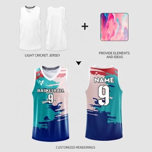 ชุดบาสเก็ตบอลชายแบบกําหนดเองชุดระบายอากาศระเหิดเสื้อเบสบอล Throwback Jersey ชุดบาสเก็ตบอลแห้งเร็วชุด - Product Image 2