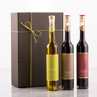 Bouteilles d'huile d'olive en verre miniatures personnalisées 500 ml/100 ml Distributeur d'huile d'olive pour le lait et les gâteaux 100% recyclable