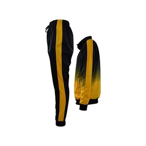 Vente en gros d'ensemble de vêtements de sport 100% coton polyester taille XL Gym piste Jogging coupe-vent logo sublimé hiver entraînement grande taille - Product Image 3