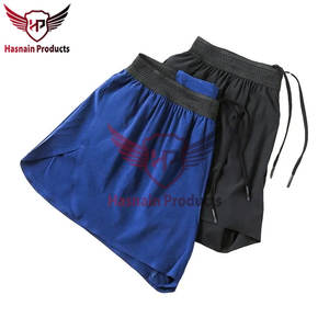 Pantalones cortos de bambú personalizados para hombre para fitness, deportes, correr y ropa informal-Pantalones de entrenamiento transpirables para actividades de playa para hombres - Product Image 4