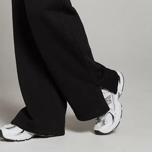 Logo personnalisé noir femmes confort léger jambe droite Joggers éponge polaire doux au toucher femmes pantalons de survêtement femmes pantalons et pantalons - Product Image 5