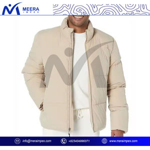 Veste matelassée isolée personnalisée pour hommes Vêtements d'extérieur d'hiver chauds et imperméables avec logo pour uniforme d'équipe ou promotion de marque - Product Image 2