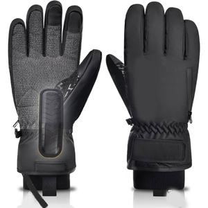 Gants de ski pour femmes, coupe-vent, thermiques, tactiles, imperméables, chauds pour l'hiver, gants de neige pour le ski, le cyclisme, les sports de plein air, protection contre le froid - Product Image 1