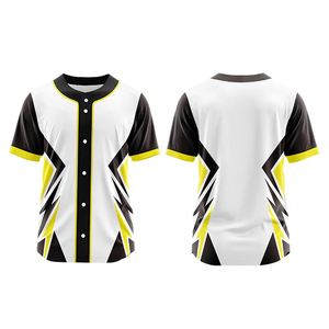 Camiseta de Béisbol Ligera de Poliéster para Hombre al por Mayor, 160-220g, Diseño de Talla Grande, Transpirable, Entrega Rápida, Ropa de Softbol Estampada - Product Image 4