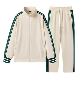 Ensemble de survêtement décontracté pour homme, à capuche, uni, respirant, léger, séchage rapide, élégant, deux pièces, vente en gros, service personnalisé - Product Image 2