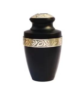 Urnes de crémation pour adultes gravées en métal de haute qualité pour le stockage des cendres humaines Fabricant d'urnes funéraires d'Inde - Product Image 6