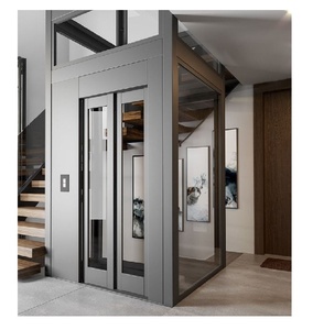 Ascensor Residencial de Diseño Compacto para Viviendas, Capacidad de 320 kg, Elevador Hidráulico para el Hogar con Puerta Corredera Automática de Vidrio - Product Image 3
