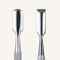 Offre Spéciale : Pousse-cuticules et Coupe-ongles en Acier Inoxydable Durable, Double Tête, Réutilisable, Écologique, Personnalisable pour les Soins des Ongles