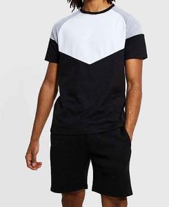 Ensemble de t-shirts d'été à la mode pour hommes, en soie glacée de luxe, en coton respirant, à manches courtes, sport décontracté, fin et léger - Product Image 1