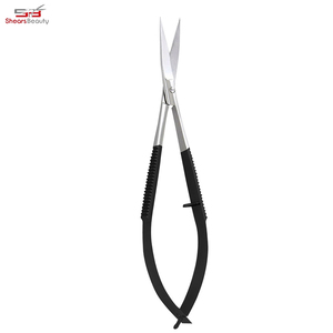 Nuevas tijeras de resorte de acero inoxidable personalizadas de alta calidad, tijeras para cutículas de Punta puntiaguda - Product Image 5