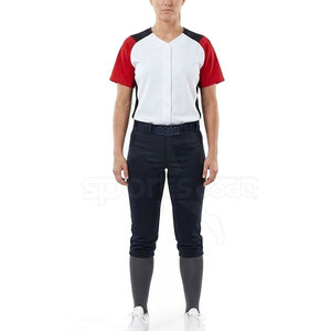 Uniforme de Softbol de Alta Calidad para Mujer, Ropa Deportiva Transpirable de Poliéster Suave con Costuras Resistentes - Product Image 4