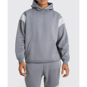 Survêtements d'hiver en polaire chaude personnalisée pour hommes, vêtements de ville et de sport à manches longues et à motif uni avec logo - Product Image 3