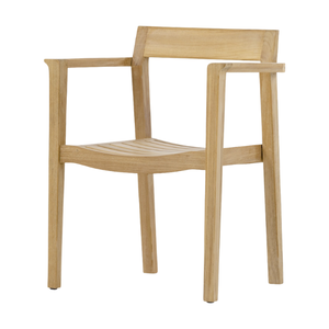 Ensemble de salle à manger naturel avec 4 chaises et table carrée, parfait pour la salle à manger à domicile, le patio, les meubles d'extérieur, qualité supérieure - Product Image 1