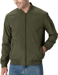Chaqueta de bombardero de colección de invierno para hombre Estilo de béisbol Logotipo personalizado Chaqueta de mezclilla de moda para hombre Precio al por mayor Servicio OEM - Product Image 1