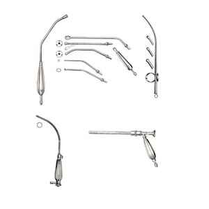 Tubo de succión quirúrgico Yankauer de Caronia, de acero, manual, de alta calidad, con certificación CE, clase I, juego de instrumentos, retractor Debakey - Product Image 2