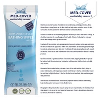 Lingettes de bain sans rinçage (douche) Lingettes pour le corps Produits nettoyants sans eau sans alcool sans rinçage pour les soins aux patients et aux personnes âgées
